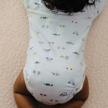 Comfy Bodysuit Long Sleeve - Blue Haze Cars