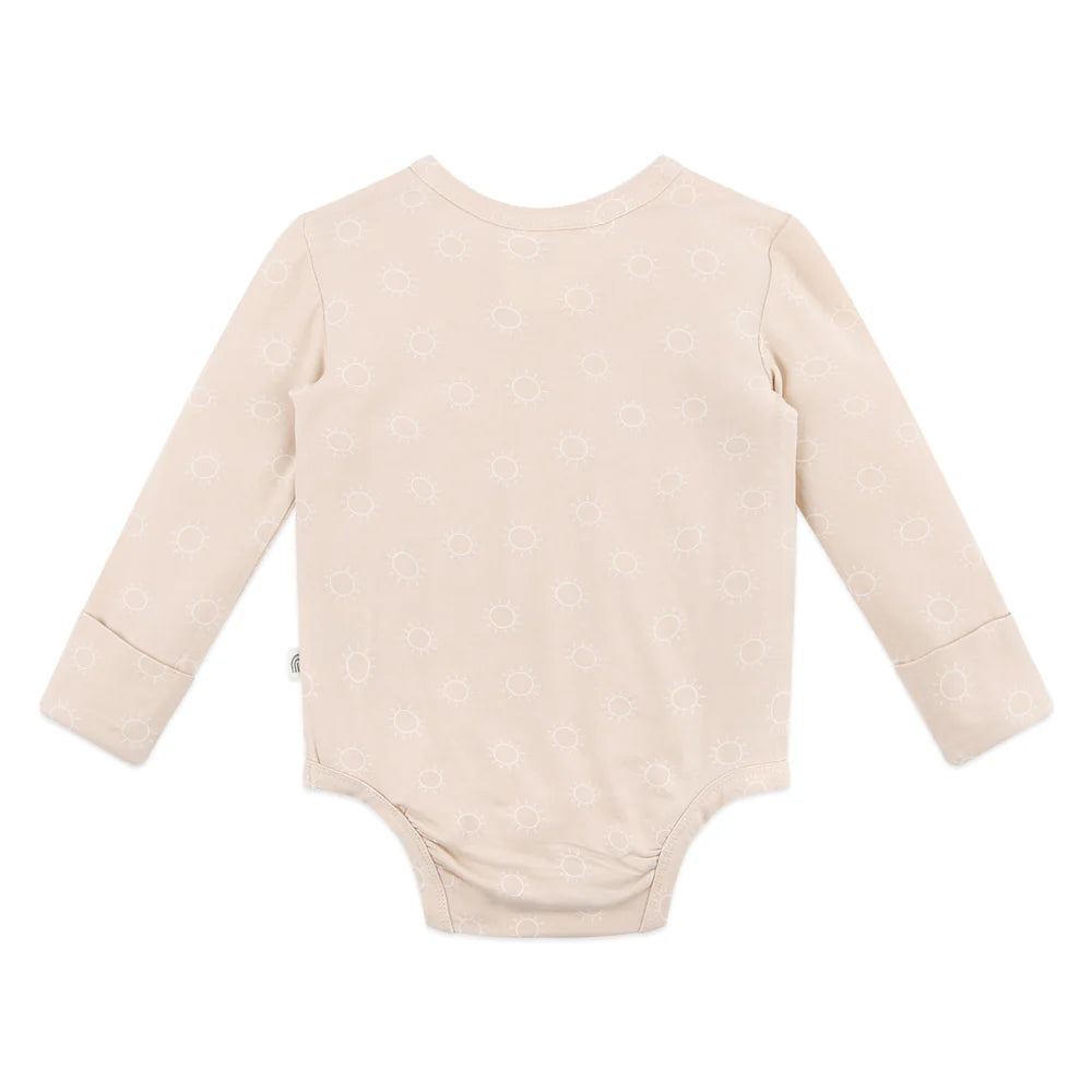 Comfy Bodysuit Long Sleeve - Neutral Sunrise
