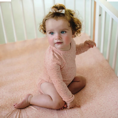 Comfy Bodysuit Long Sleeve - Pink Heart
