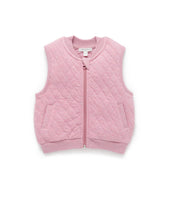 Quilted Vest - Hyacinth