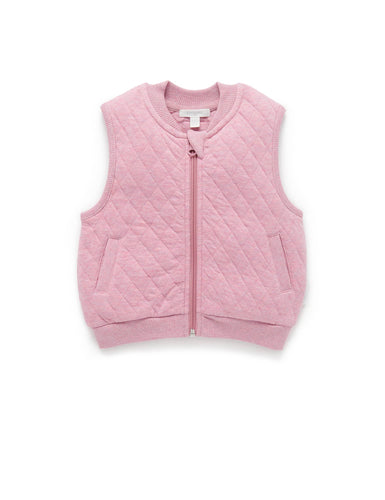 Quilted Vest - Hyacinth