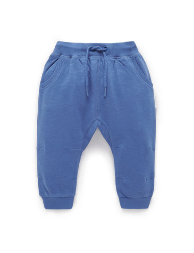 Slouchy Track Pant - Canal