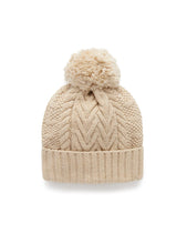 Cable Beanie Oatmeal (various)