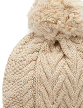 Cable Beanie Oatmeal (various)