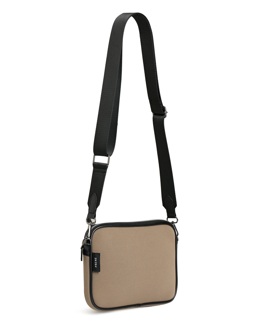 The Piper Bag WALNUT Neoprene Crossbody Bag Style and Leaf Co