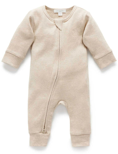 Biscuit Rib Zip Growsuit (Various Sizes)