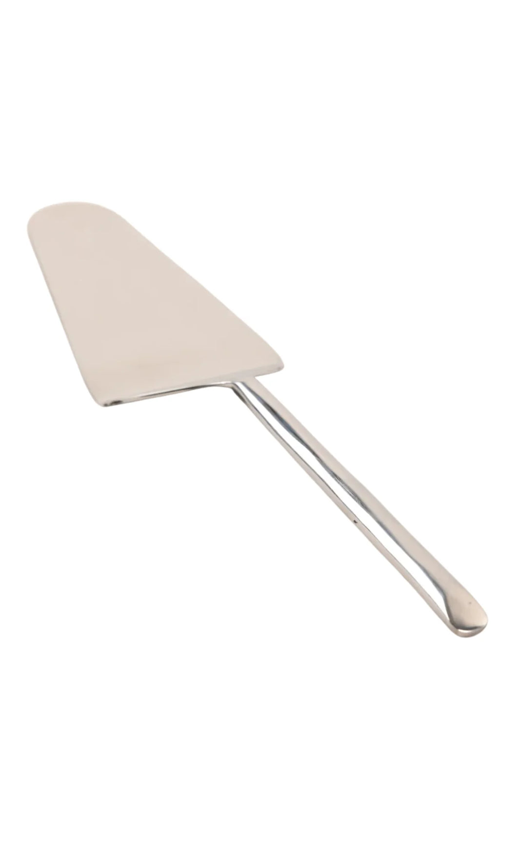 Polished Silver Cake Server