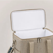 'Chill Homie' Large Cooler Bag - Jute Natural