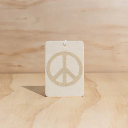 Peace Sign Oatmeal Air Freshener