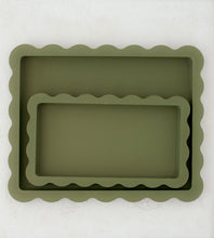 Wave Tray - Moss Green