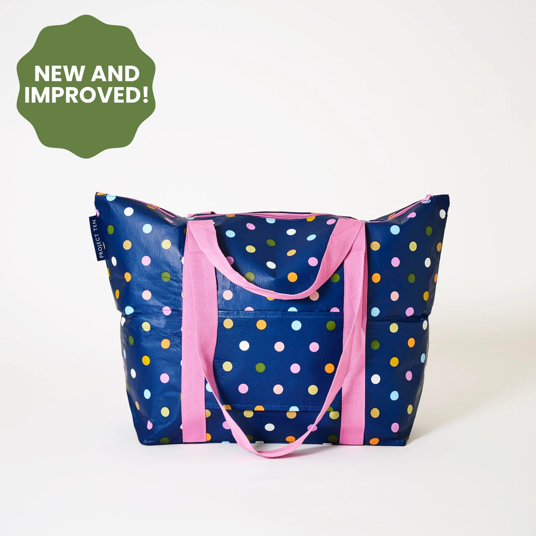Zip Medium Tote (Various Colours)