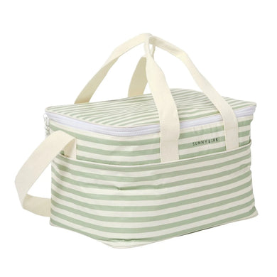Cooler Bag - Stripe Sage