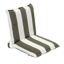 Olive Stripe Terry Lounger