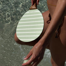Vintage Beach Paddles - Stripe Sage