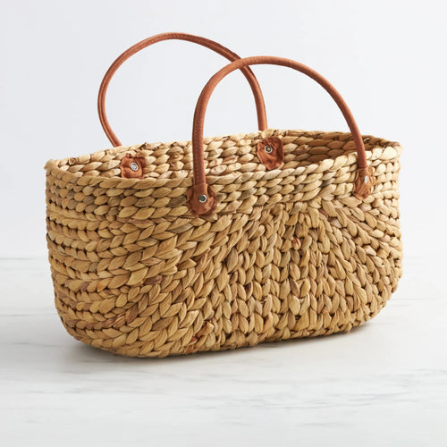 Harvest Basket - Terracotta Suede