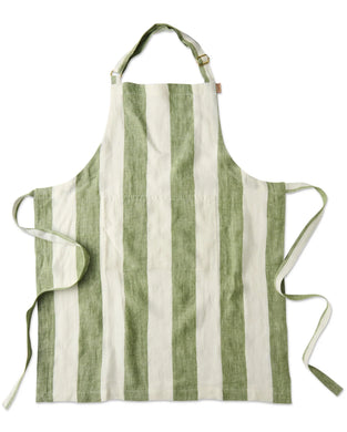Moss Stripe Apron