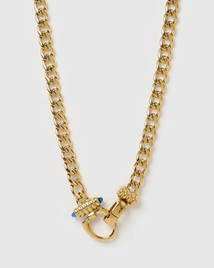 Tauba Gold Necklace - Sapphire