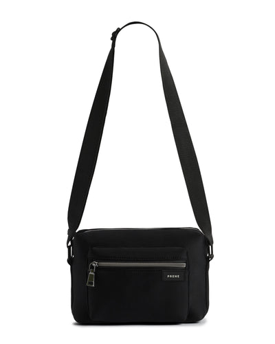 The Otto Bag (BLACK) Neoprene Crossbody Bag