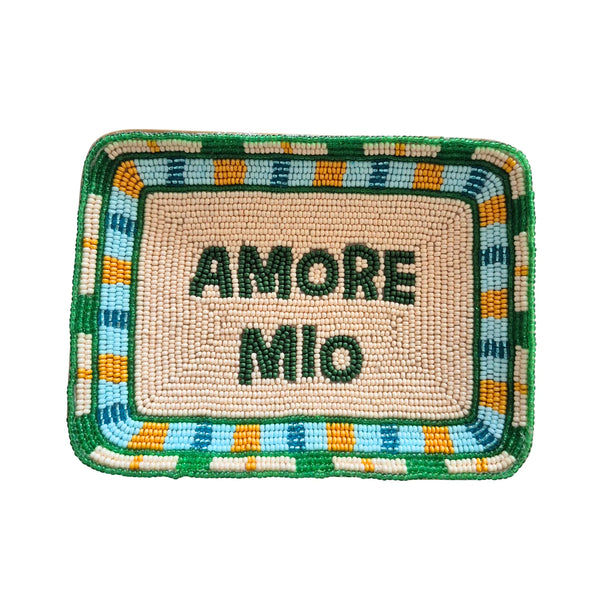 Beaded Tray - Amore Mio