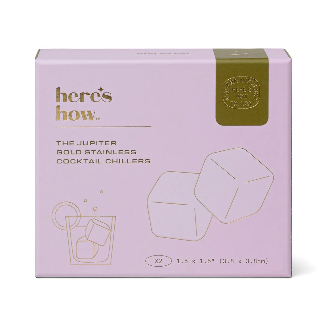 The Jupiter Gold Cocktail Chillers