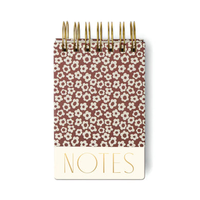 Burgundy Groovy Chunky Notepad