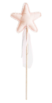 Amelie Star Wand- Pink Linen