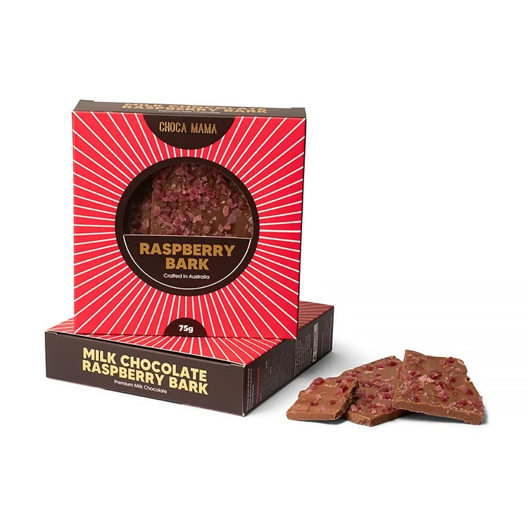 Milk Chocolate Raspberry Bark 75g