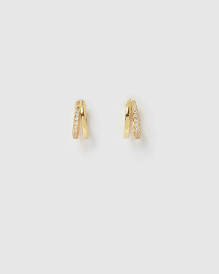 Winnie Gold Huggie Earrings