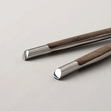 Wood Inlay Salad Server