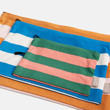 Multi Stripe Set of 3 Travel Pouches