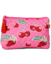 Cherry Blossom Quilted Toiletry Purse
