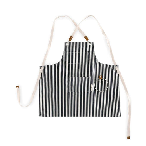 The Apron - Lauren's Navy Stripe