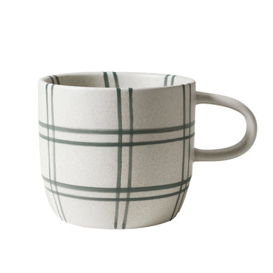 Green Check Mug Cat's Pyjamas