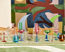 Blue Robin Champagne Glasses