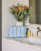 Como Stripe Quilted Toiletry Purse