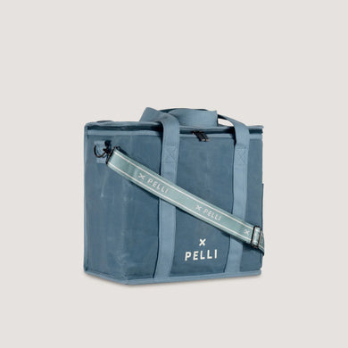 OK Chill Waxed Canvas Medium Cooler Bag  Dusty Blue