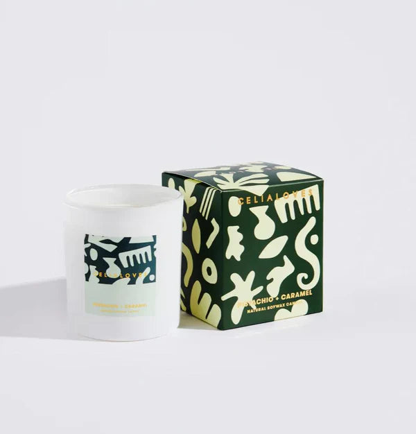 Pistachio + Caramel Soywax Candle