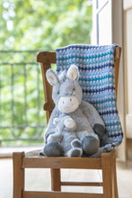 Confetti Stripe Baby Blanket - Blue
