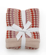 Confetti Stripe Baby Blanket - Pink