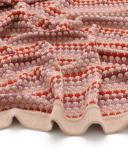 Confetti Stripe Baby Blanket - Pink