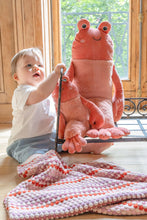 Confetti Stripe Baby Blanket - Pink