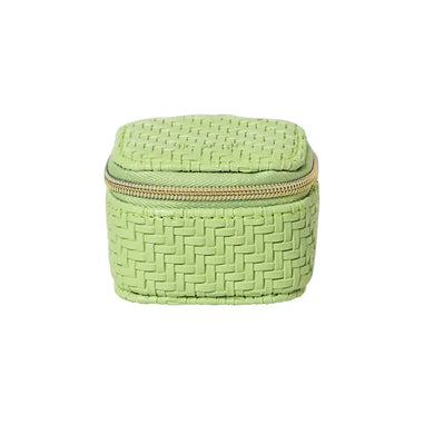 Jewellery Mini Cube Herringbone - Pistachio