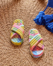 Florida Tartan Quilted Velvet Slippers