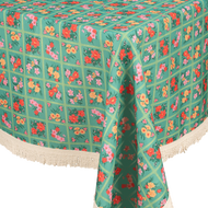 Fringed Tablecloth Vintage Patch