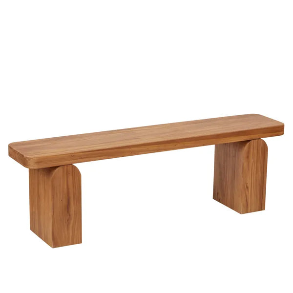 Macedon Elm Wood Bench - Pick Up Only