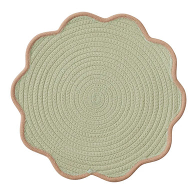 Mint Scallop Placemat