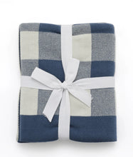 Gingham Baby Blanket - Blue