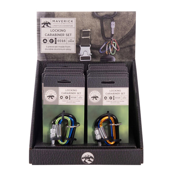 Locking Carabiner Set