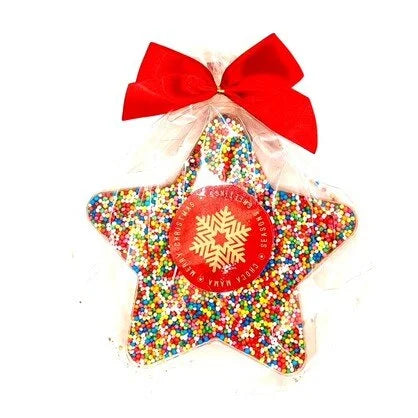 Milk Chocolate Christmas Freckled Star 100g