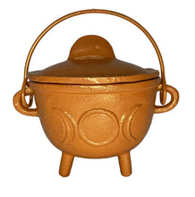 Orange Triple Moon Cauldron - Medium